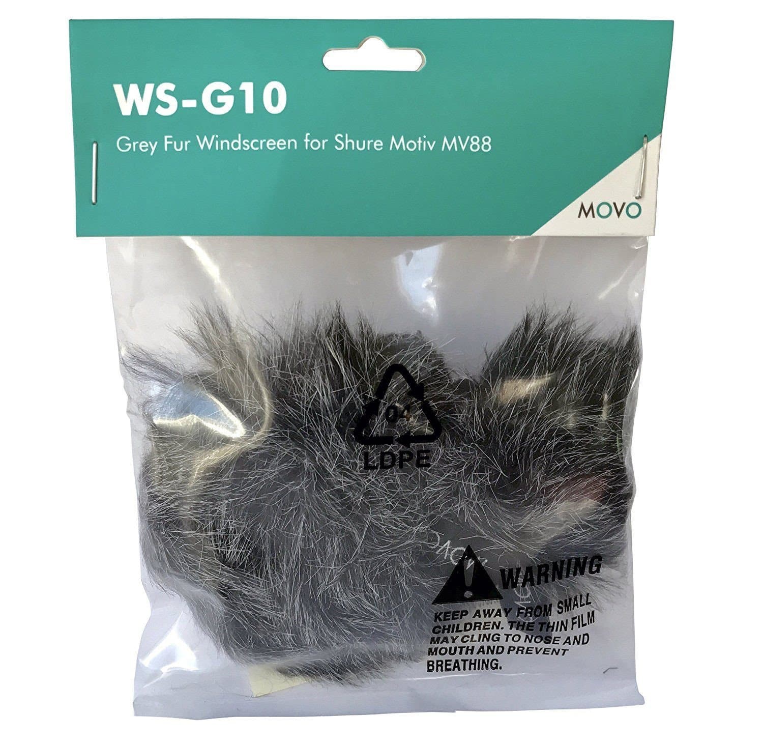 Microphone Windscreen for MV88 Shure Microphones | WS-G10 | Movo - Movo