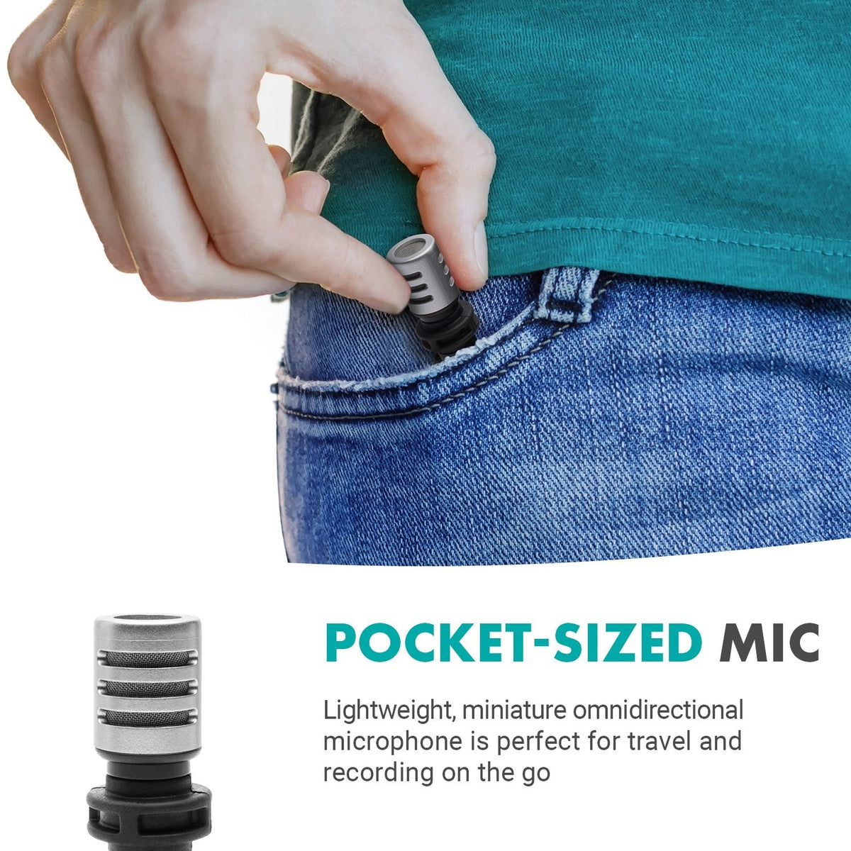 Mini Microphone | Certified Lightning - iPhone - Movo