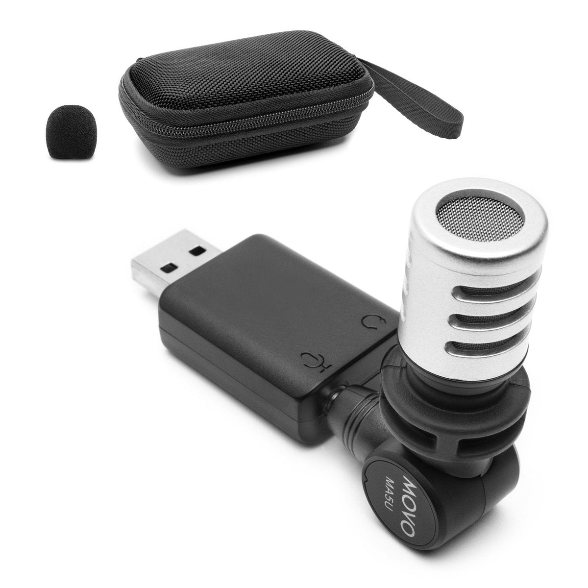 Mini Microphone | Omnidirectional Microphone for Laptop - Movo