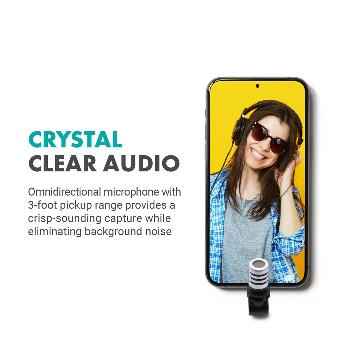 Mini Microphone USB-C Android Smartphones + Tablets - Movo