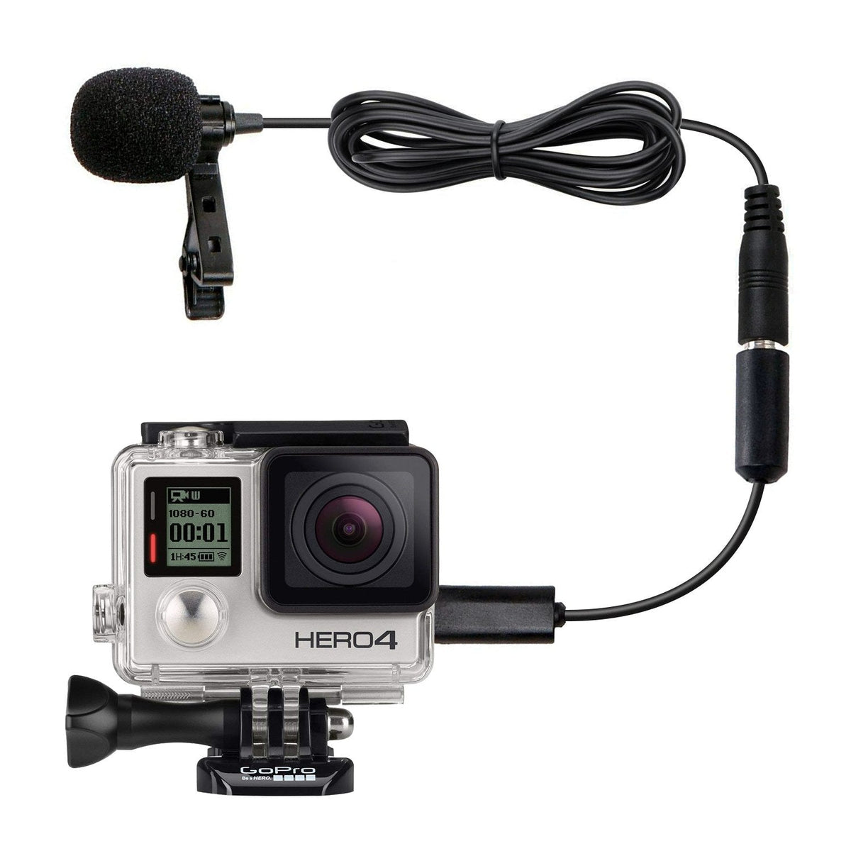 Movo GM100 | Condensor GoPro Mic | Battery-Free Omidirectional Lav Mic - Movo