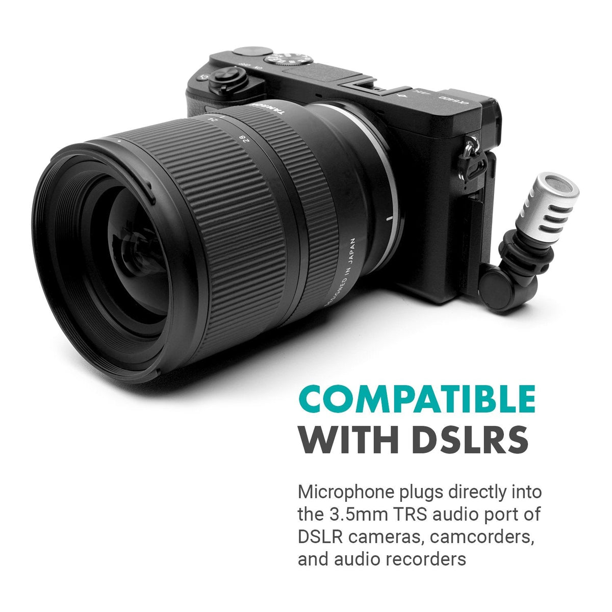 Movo MA5CA | Mini Shotgun Omnidirectional Mic for Cameras w/ 3.5mm TRS - Movo