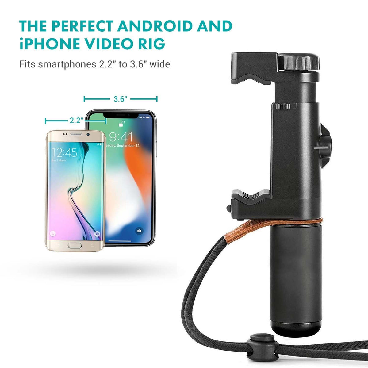 Movo PR-2-PM | Smartphone Video Kit with Mini Shotgun Mic and Rig - Movo