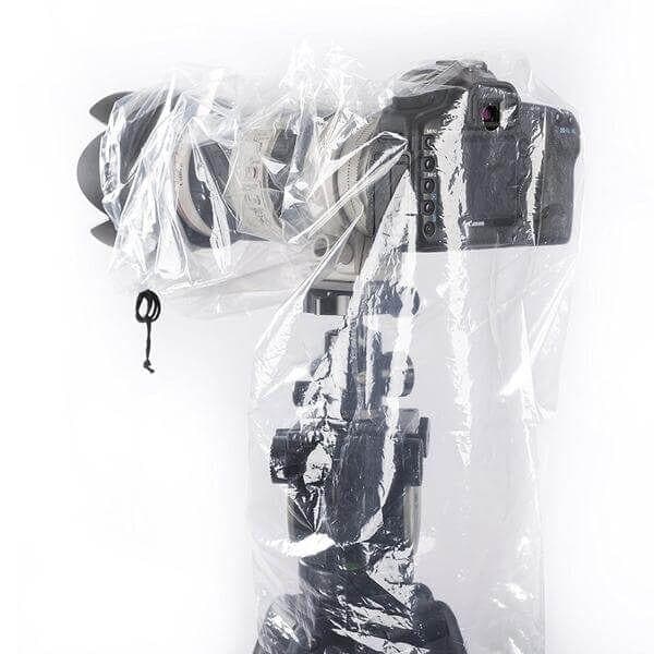 Movo RC1-5 | Waterproof Clear Rain Cover for DSLR &amp; Other Cameras 5-Pk - Movo