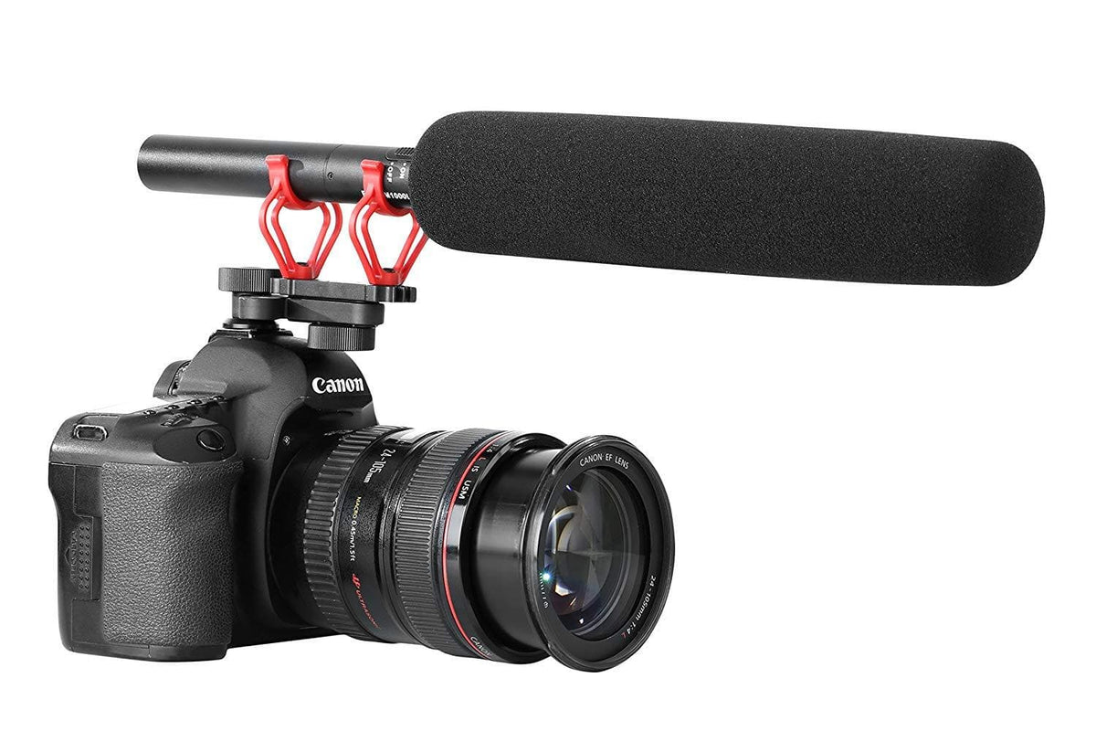 Movo SMM100 | Pro Nylon Shotgun Microphone Swivel Shock Mount - Movo