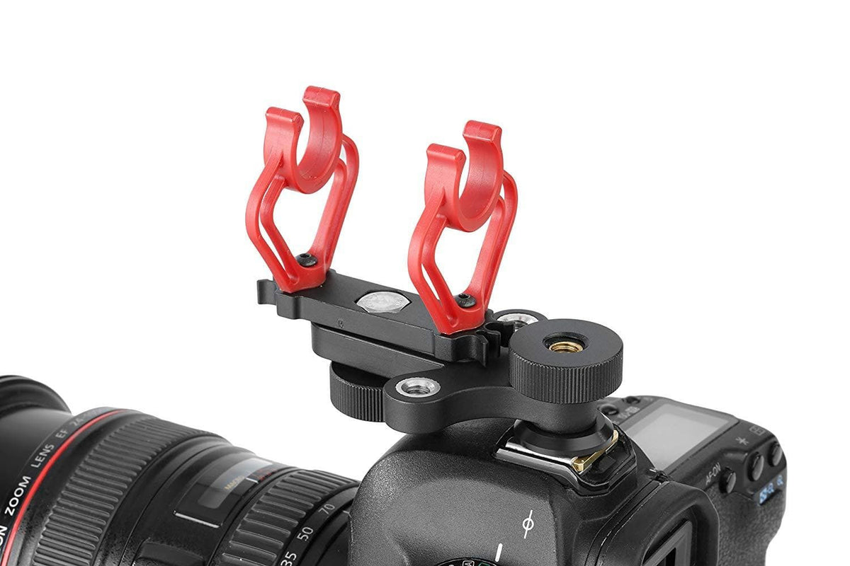 Movo SMM100 | Pro Nylon Shotgun Microphone Swivel Shock Mount - Movo