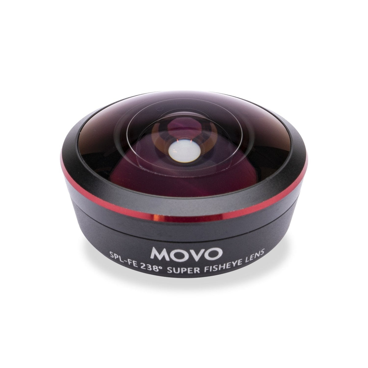 Movo SPL-FE | 238° Clip-On Fisheye Lens | Universal Fisheye Lens Clip - Movo