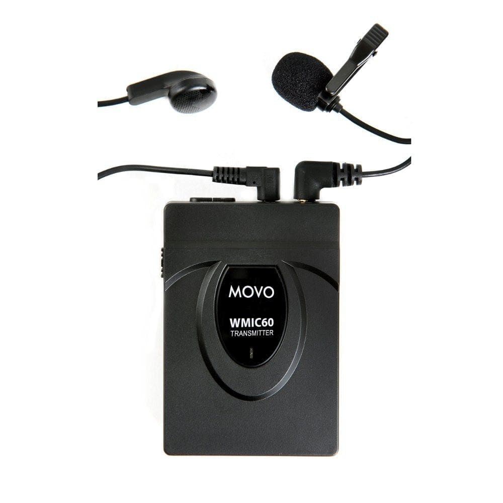 Movo WMIC60 | Lav & Handheld 2.4GHz Wireless Microphone System - Movo