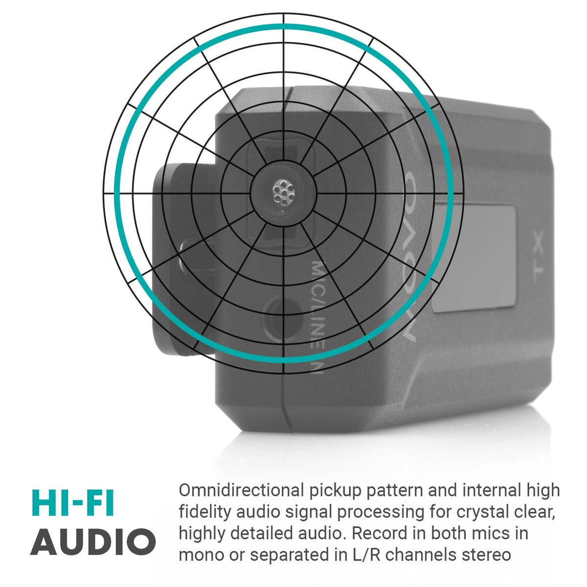 Movo WMX-2-L-DUO Dual Wireless Lavalier Microphone for iPhone with Charging Case - Movo