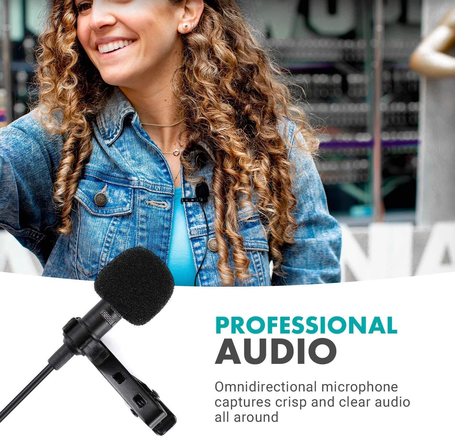 Movo WMX-20-DUO | UHF Dual Wireless Lavalier Microphone System - Movo