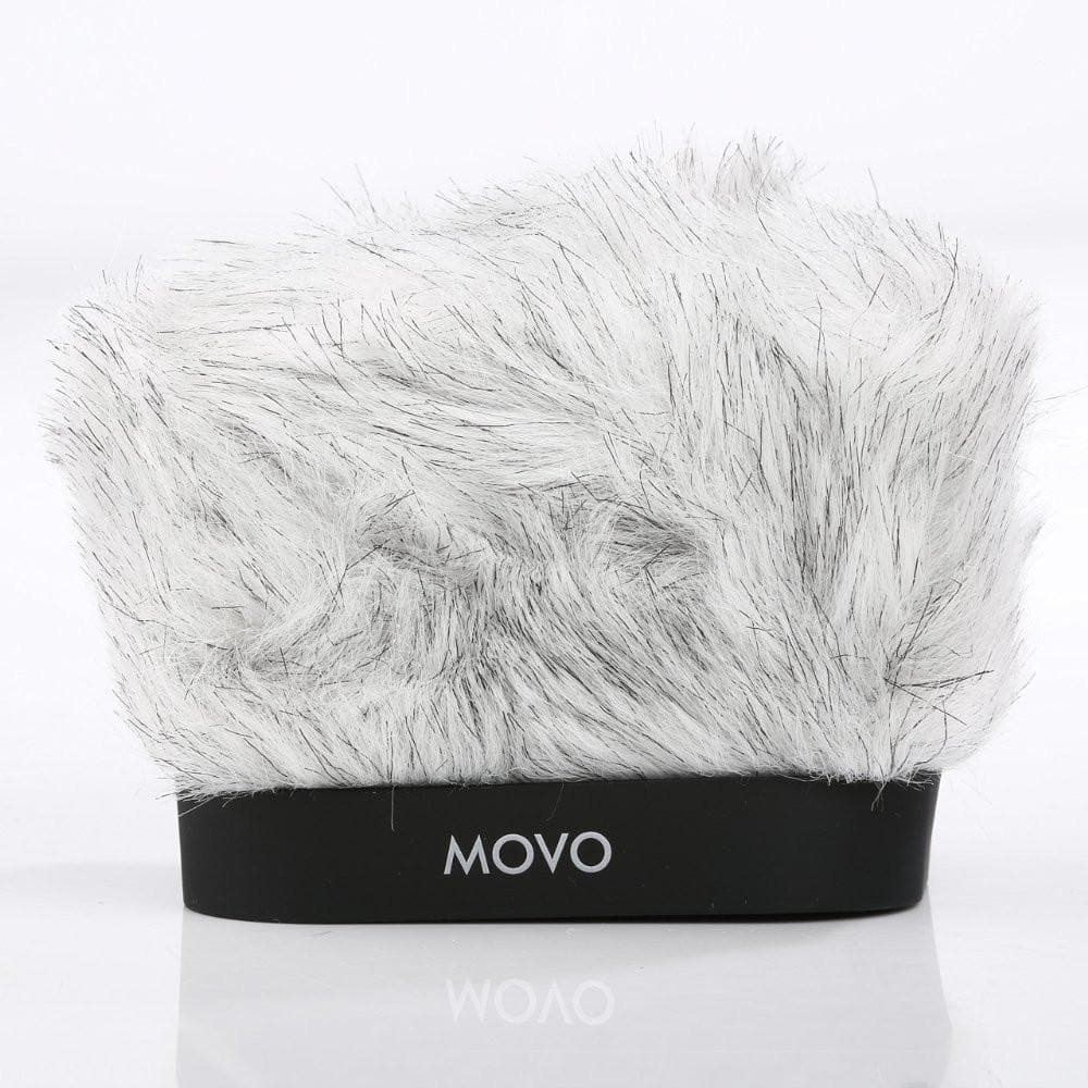 Movo WS-R30 | Professional Furry Windscreen Muff with Acoustic Foam - Movo