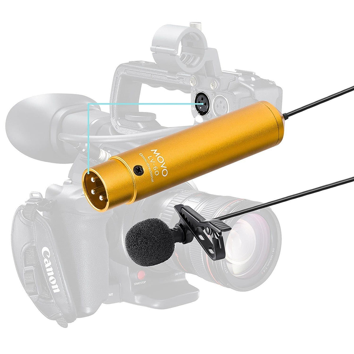 Omnidirectional Microphone | Lavalier Pro Mic - Movo