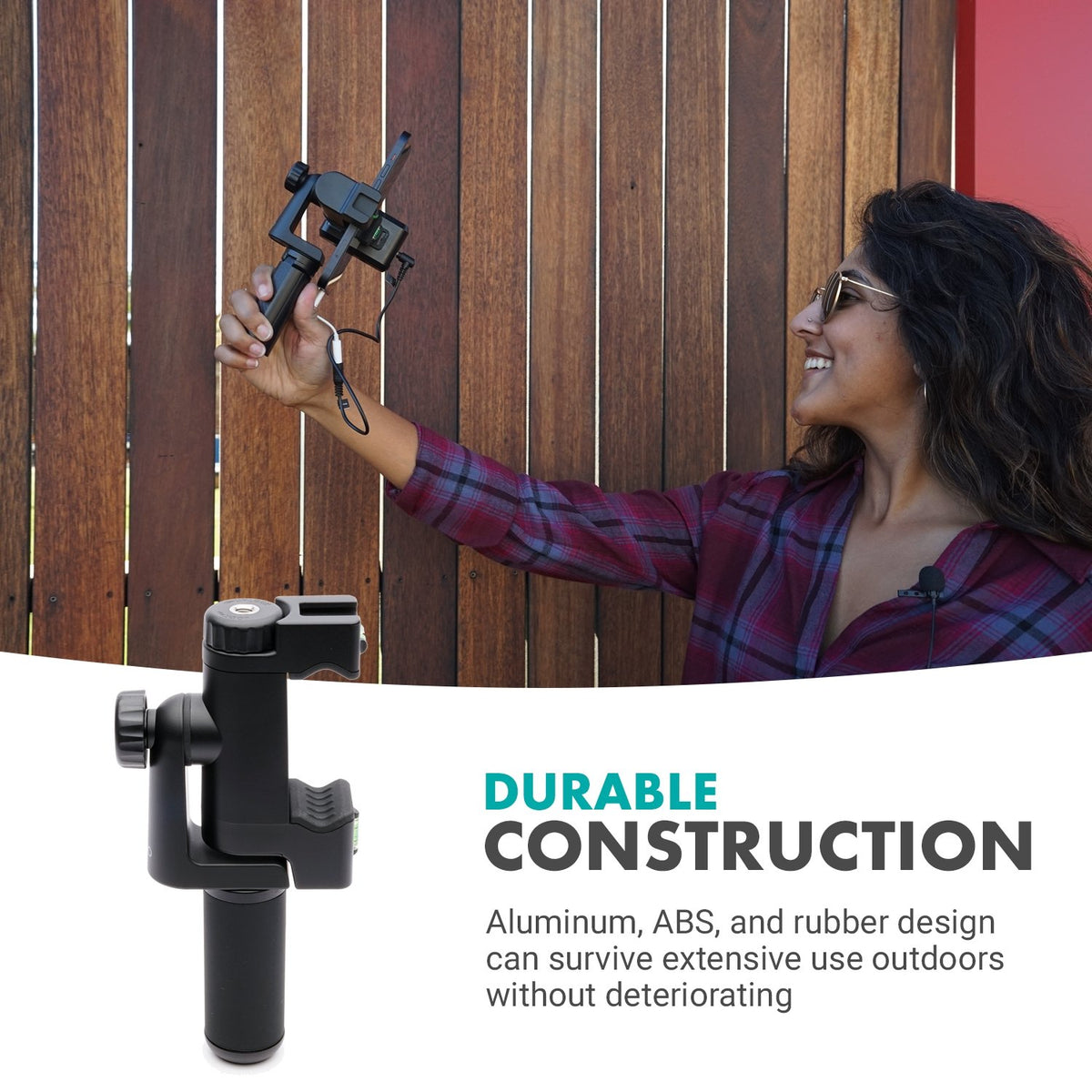 Rotating Smartphone Grip Handle Rig | PR-3 | Movo - Movo