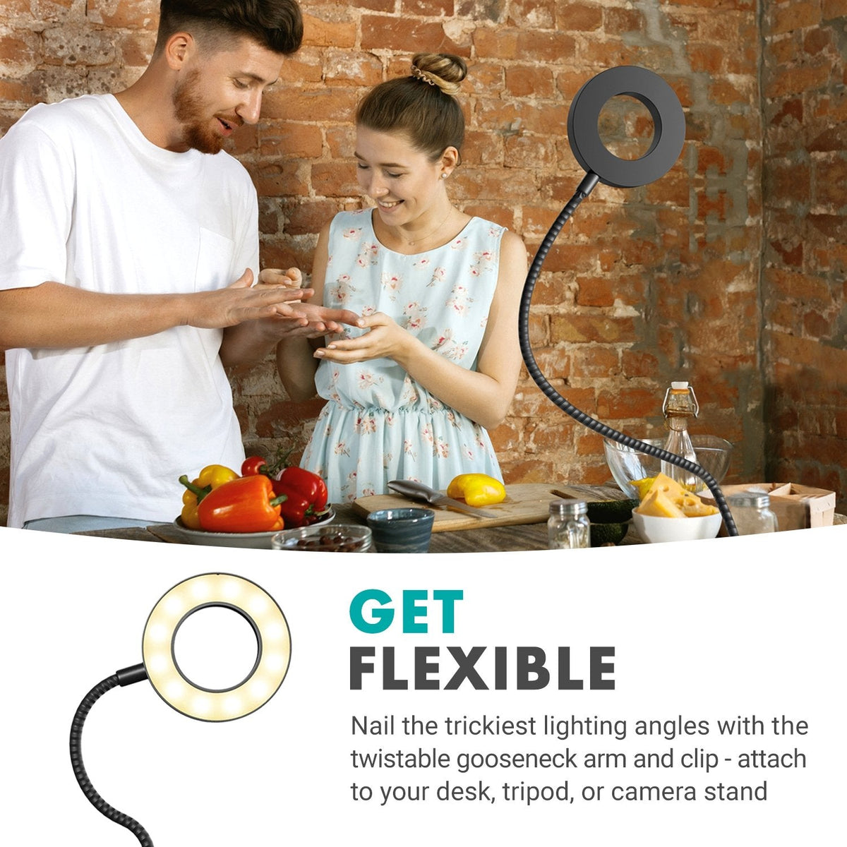 Selfie Ring Light Kit | Selfie Light | VGC-1 | Movo - Movo