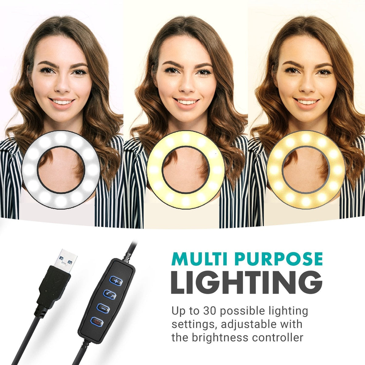 Selfie Ring Light Kit | Selfie Light | VGC-1 | Movo - Movo