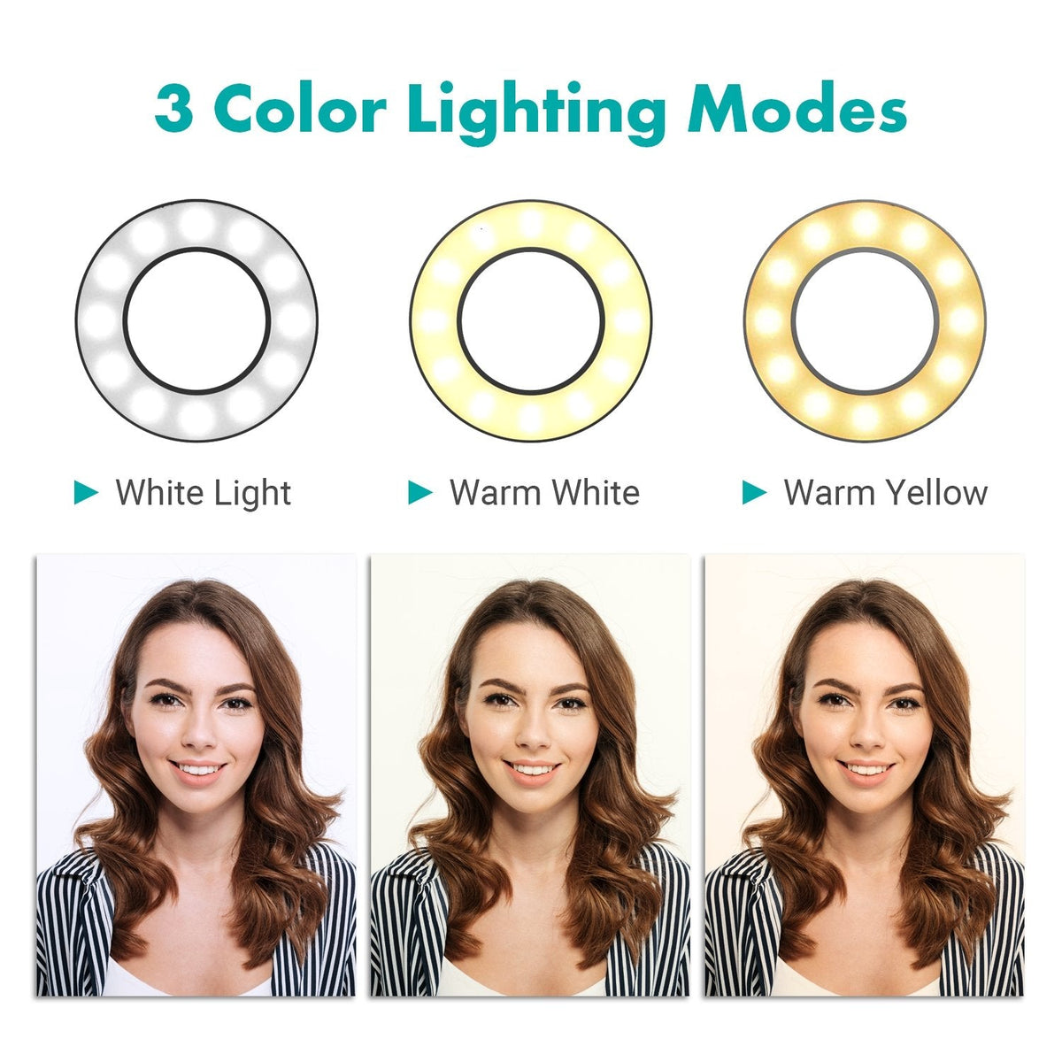 Selfie Ring Light Kit | Selfie Light | VGC-3 | Movo - Movo
