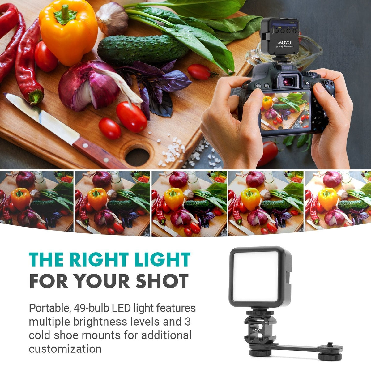 Smartphone Kit W/ PRO Mic, Light, Tripod - Movo