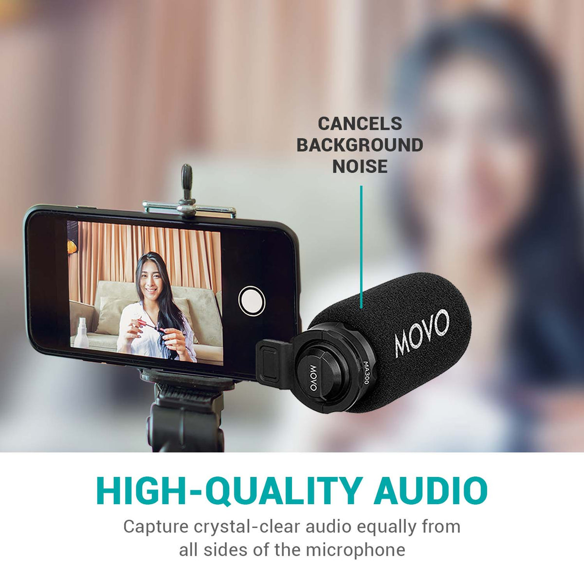 Stereo Shotgun Smartphone Mic - Movo