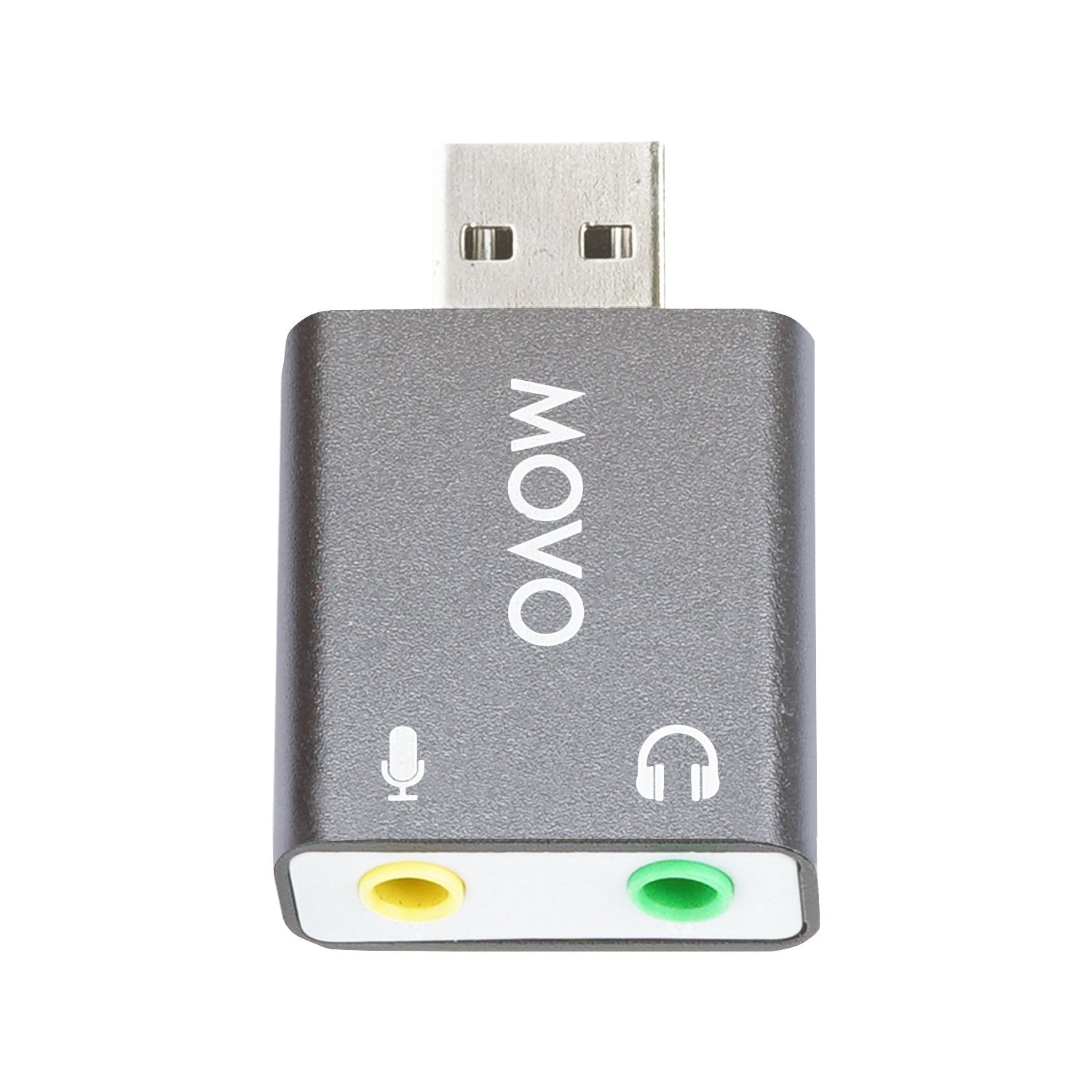 USB-AC1 TRRS Mic to USB Sound Card Adapter Movo - Main Image