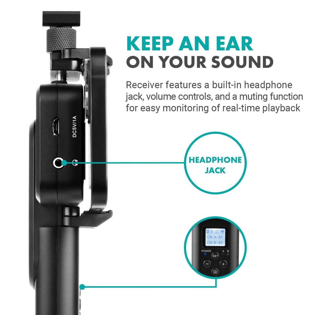 WMX20SPH2 UHF Dual Handheld Wireless Mic. Kit for Interviews Mo