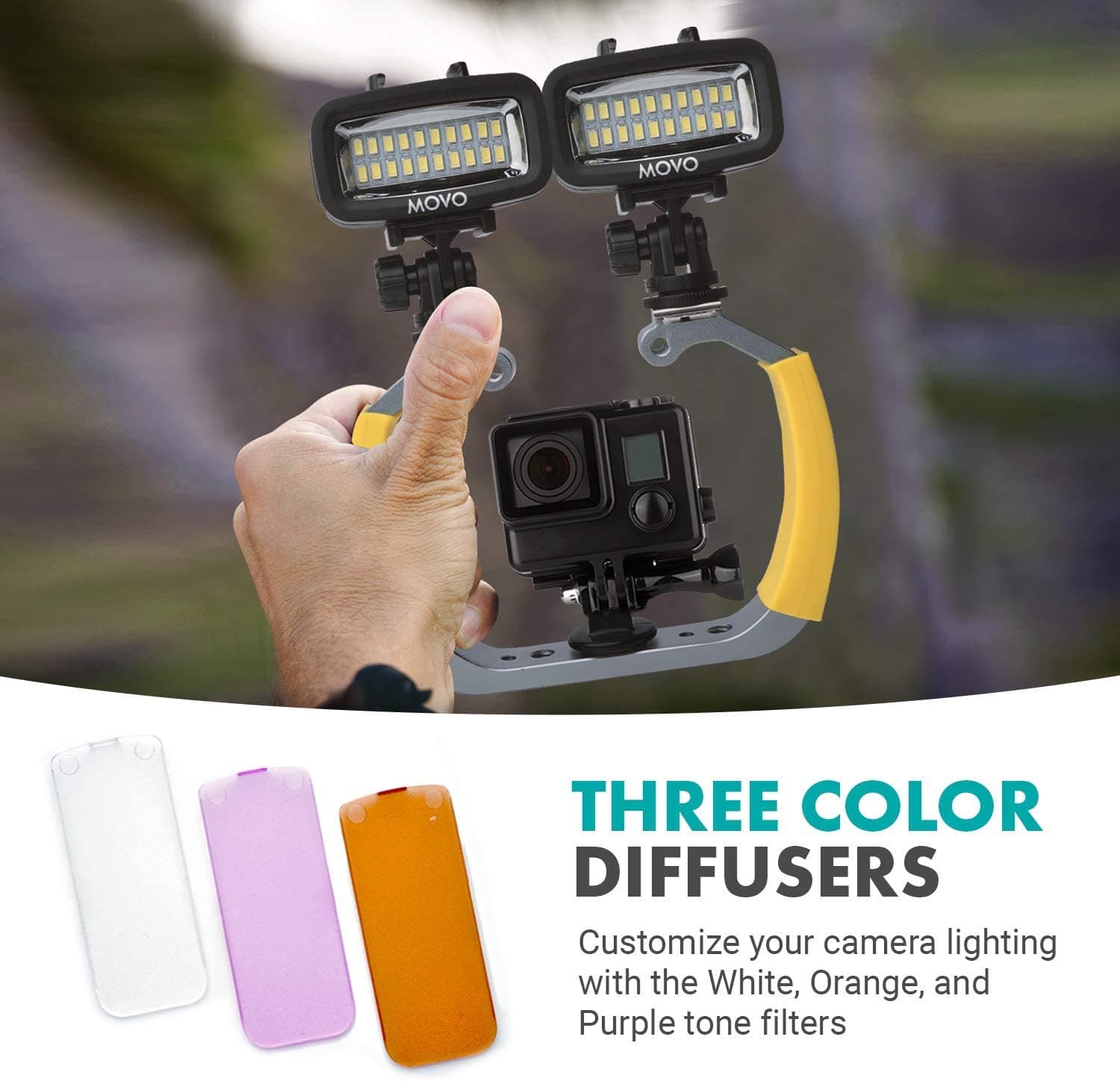 gopro dive light mount