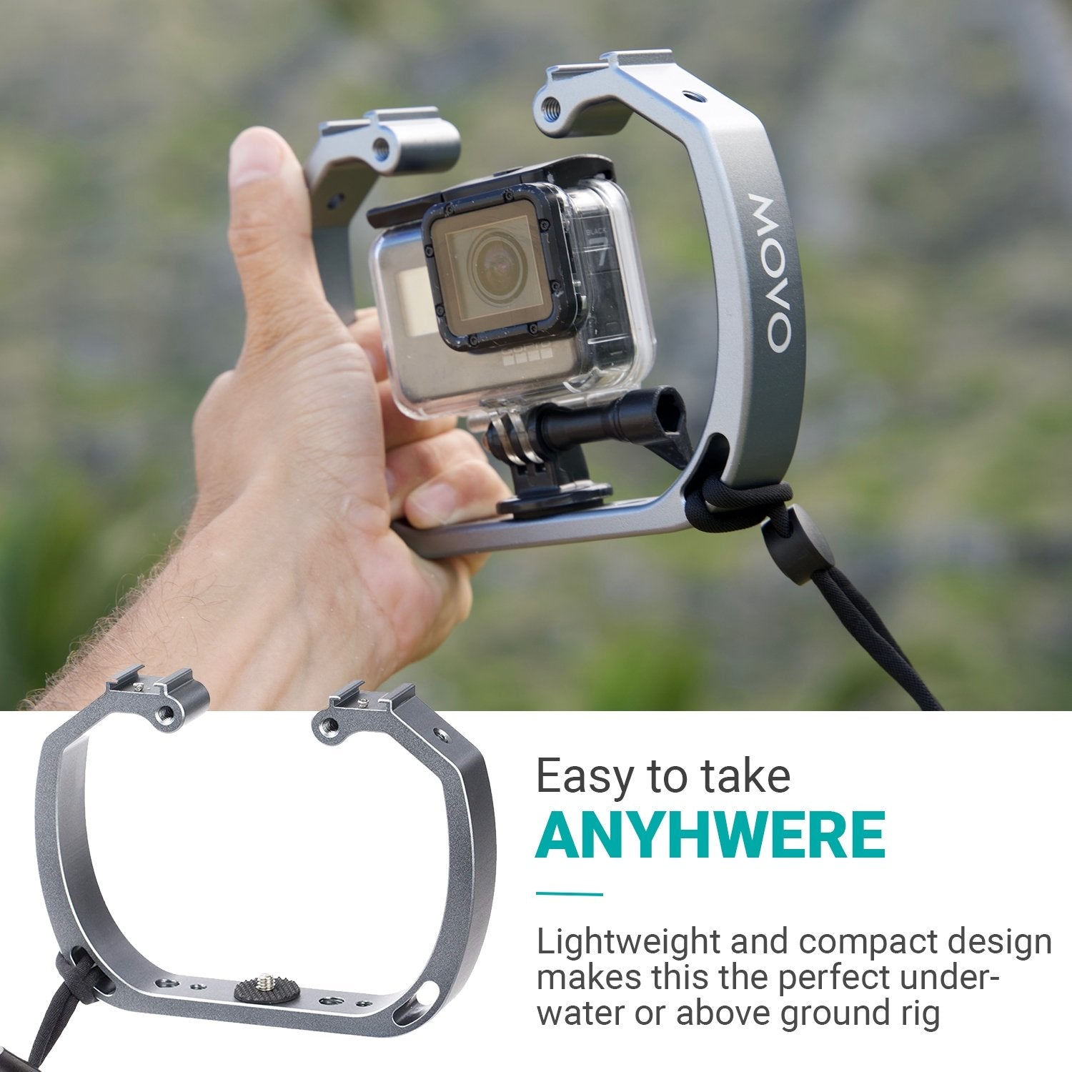 Movo GB-U70 Underwater GoPro Diving Rig