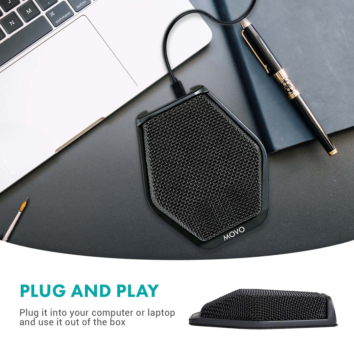 Usb Conference For Computer MC1000 | USB Conference Microphone | Movo
