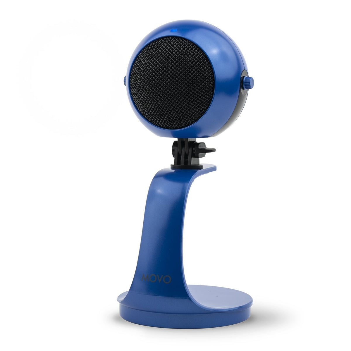 USB Microphone with Desktop Stand in Royal Blue - Movo