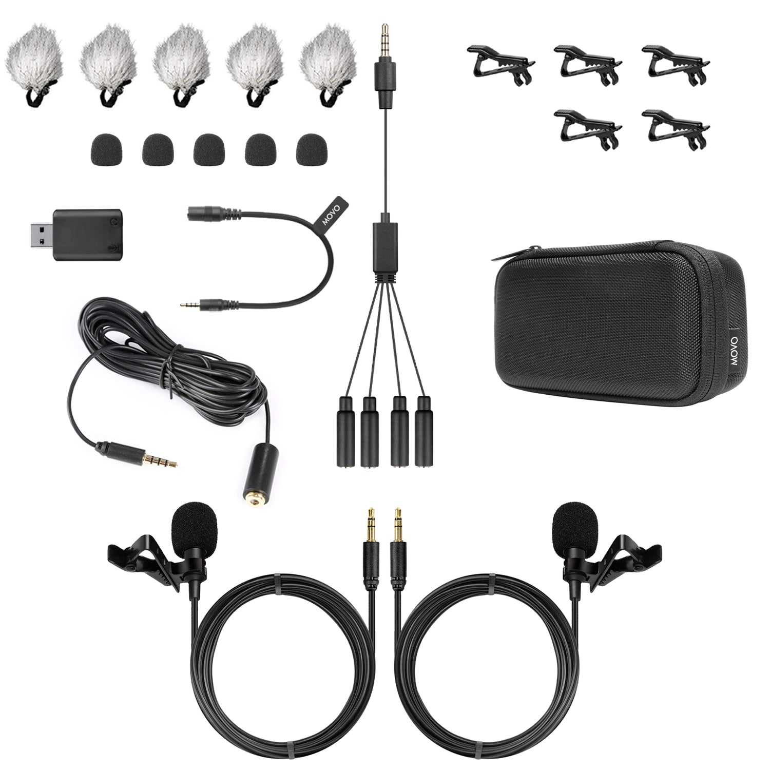 Best Wireless & Wired Lavalier Microphones, Clip On Mics