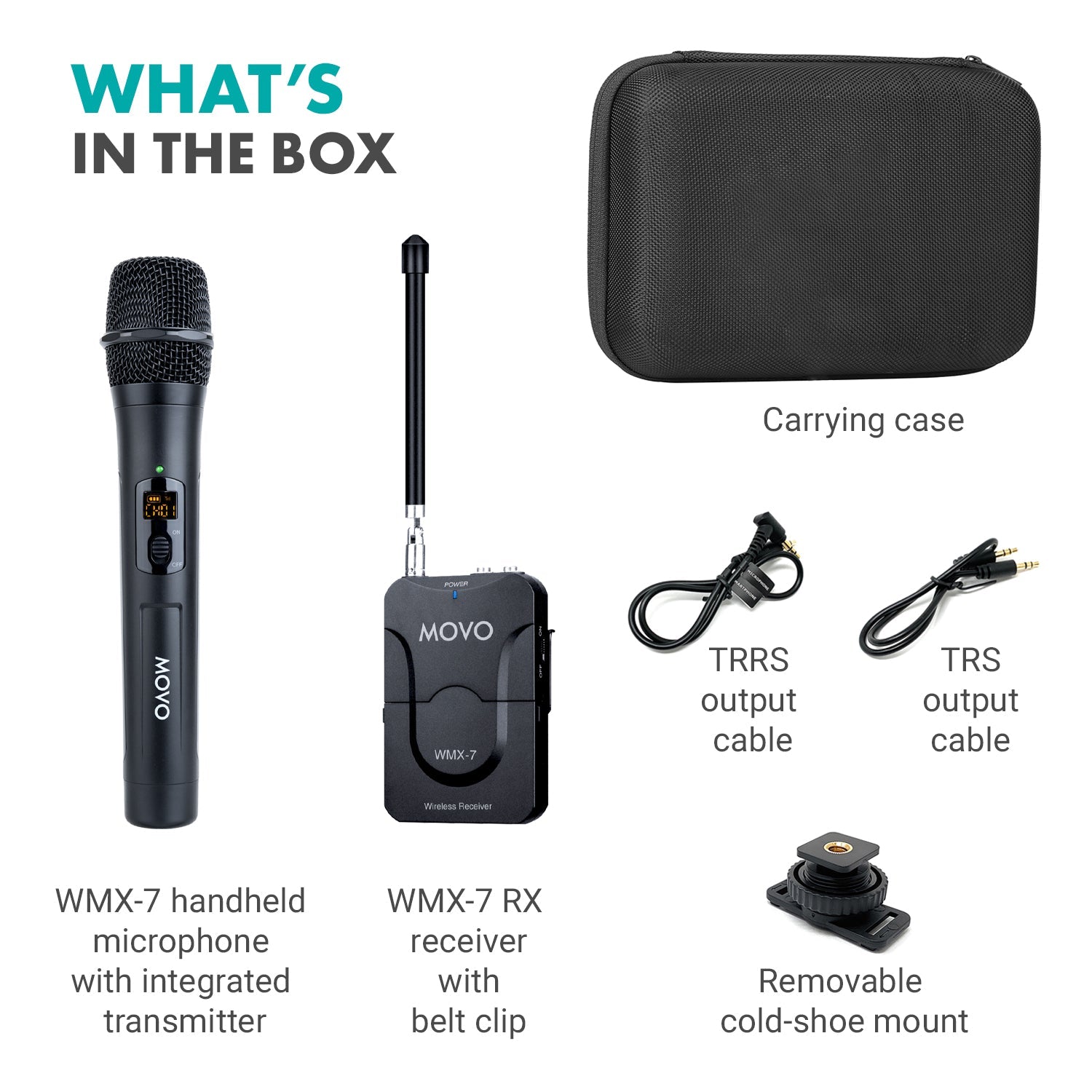 WMX-7-TH+RX, VHF Handheld Wireless Microphone System