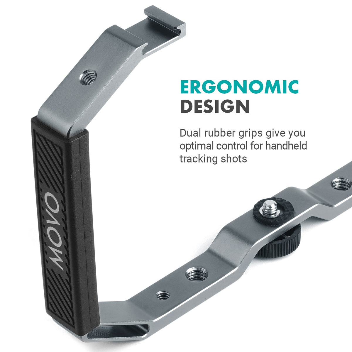 Video Cage Rig for DSLR, Mirrorless Camera, Smartphone - Movo