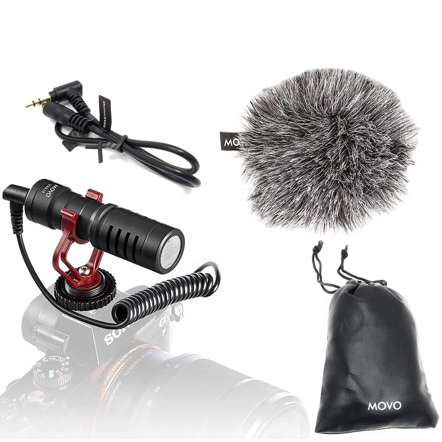 Movo VXR10 | Universal Microphone for Video Recording Mic