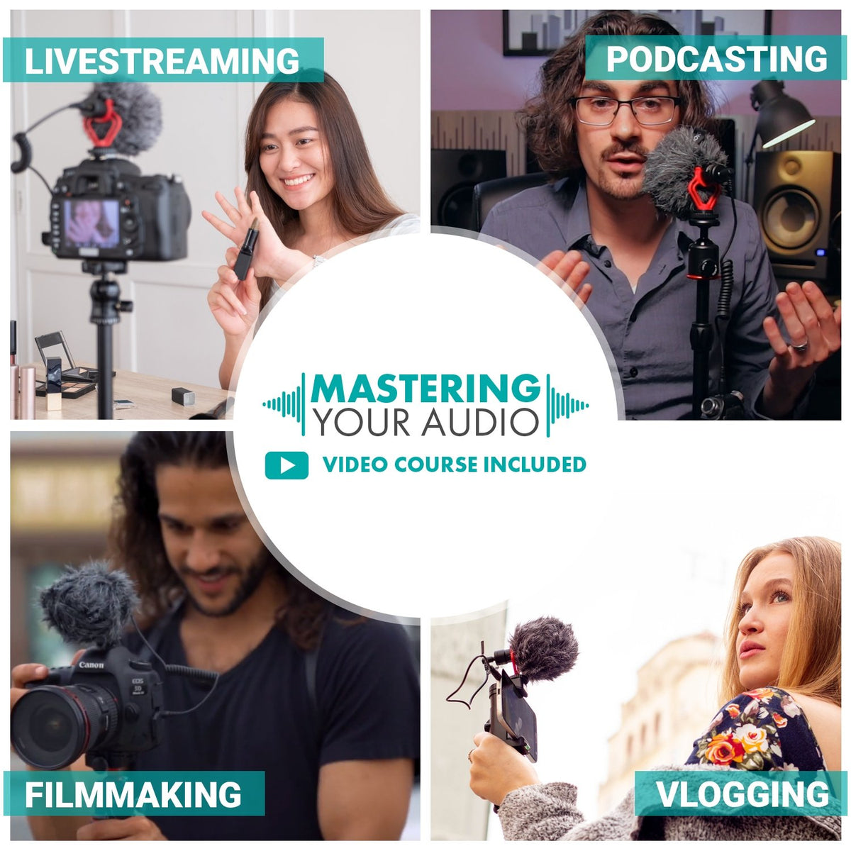 VXR10 | Universal Microphone for Video Recording | Video Mic | Movo - Movo