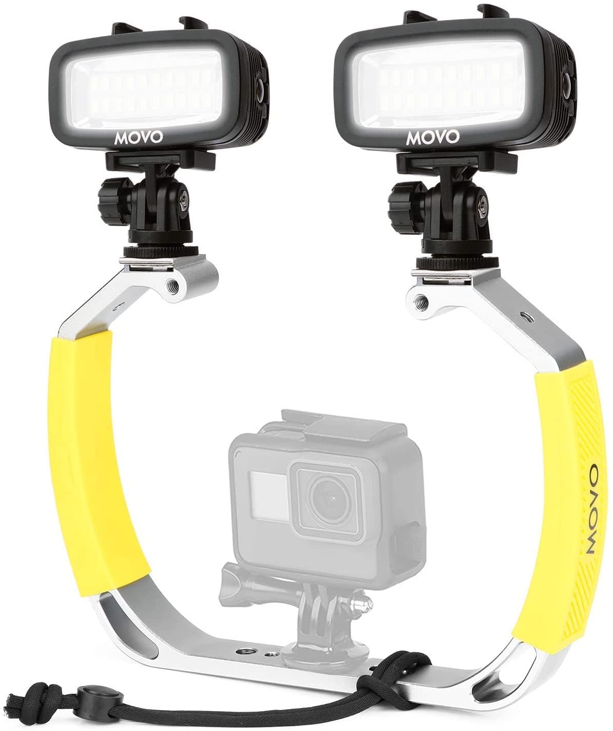XL Underwater Camera Rig Equipment with Waterproof LED Lights | Movo - Movo