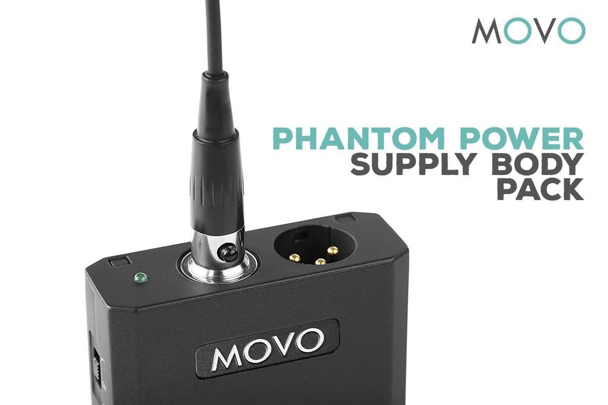 XLR Lav Cardioid Condenser Mic with Phantom Power - Movo