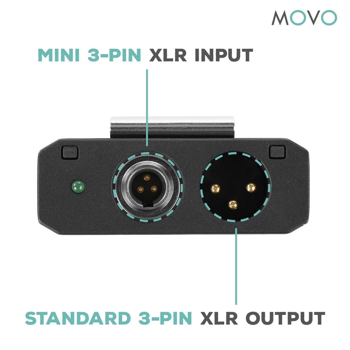 XLR Lavalier Omnidirectional Condenser Microphone - Movo
