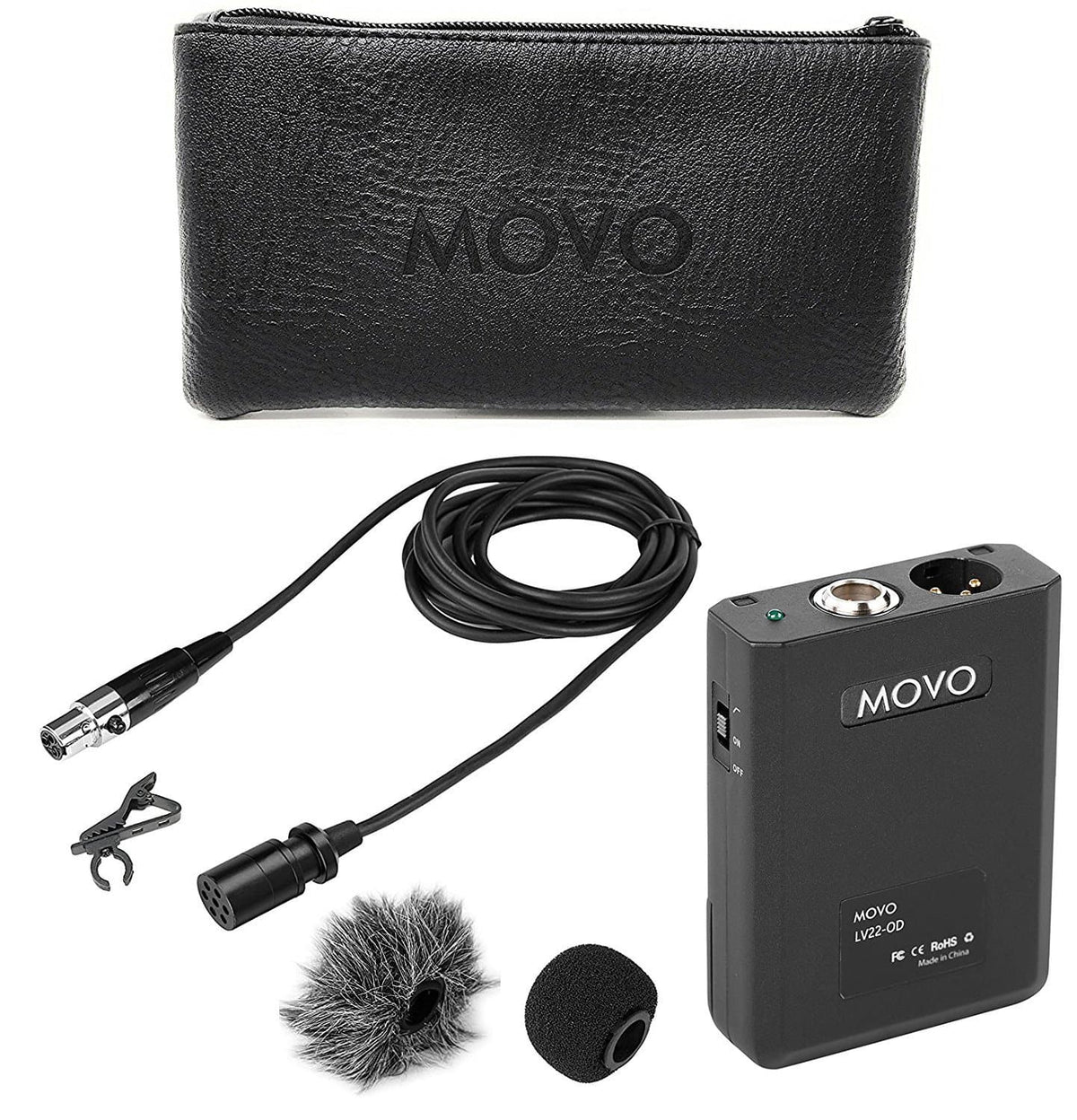XLR Lavalier Omnidirectional Condenser Microphone - Movo