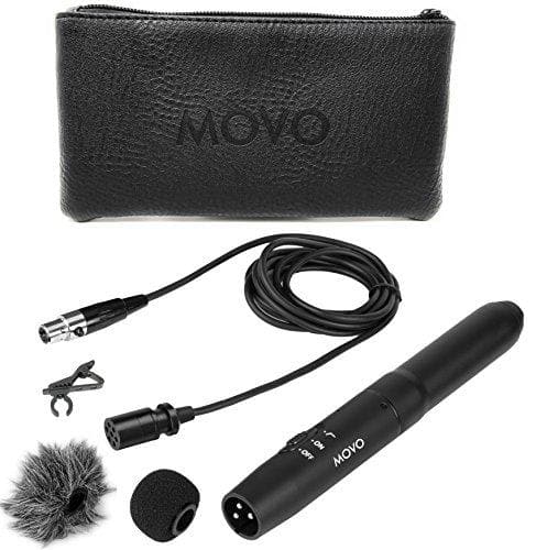 LV11OD | XLR Lavalier Omnidirectional Condenser Microphone Kit | Movo