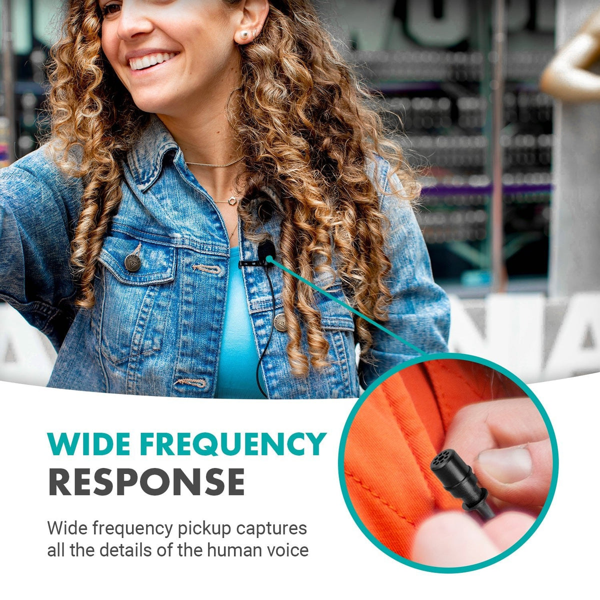 XLR Phantom Power Omnidirectional Lavalier Microphone Set - Movo