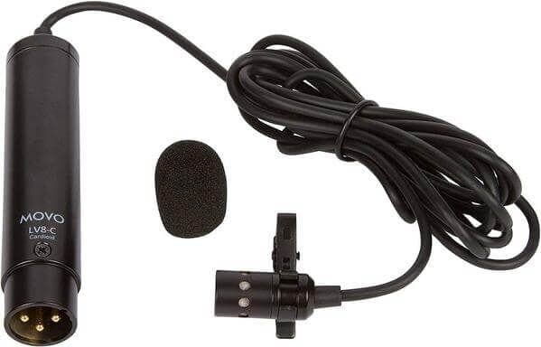 XLR Premium Cardioid Lav Mic | Phantom Powered - Movo