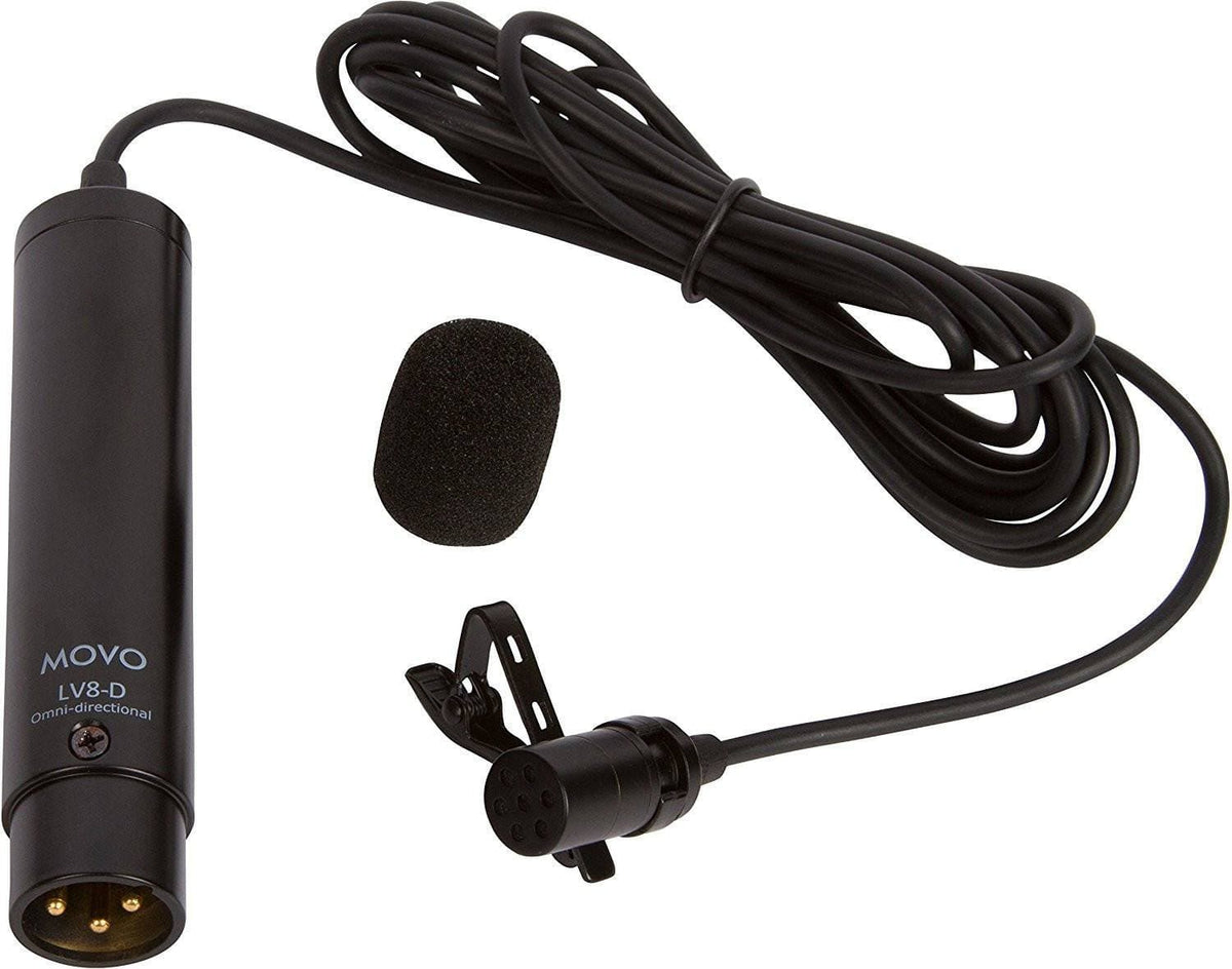 XLR Premium Omnidirectional Lav Mic | Phantom Powered - Movo