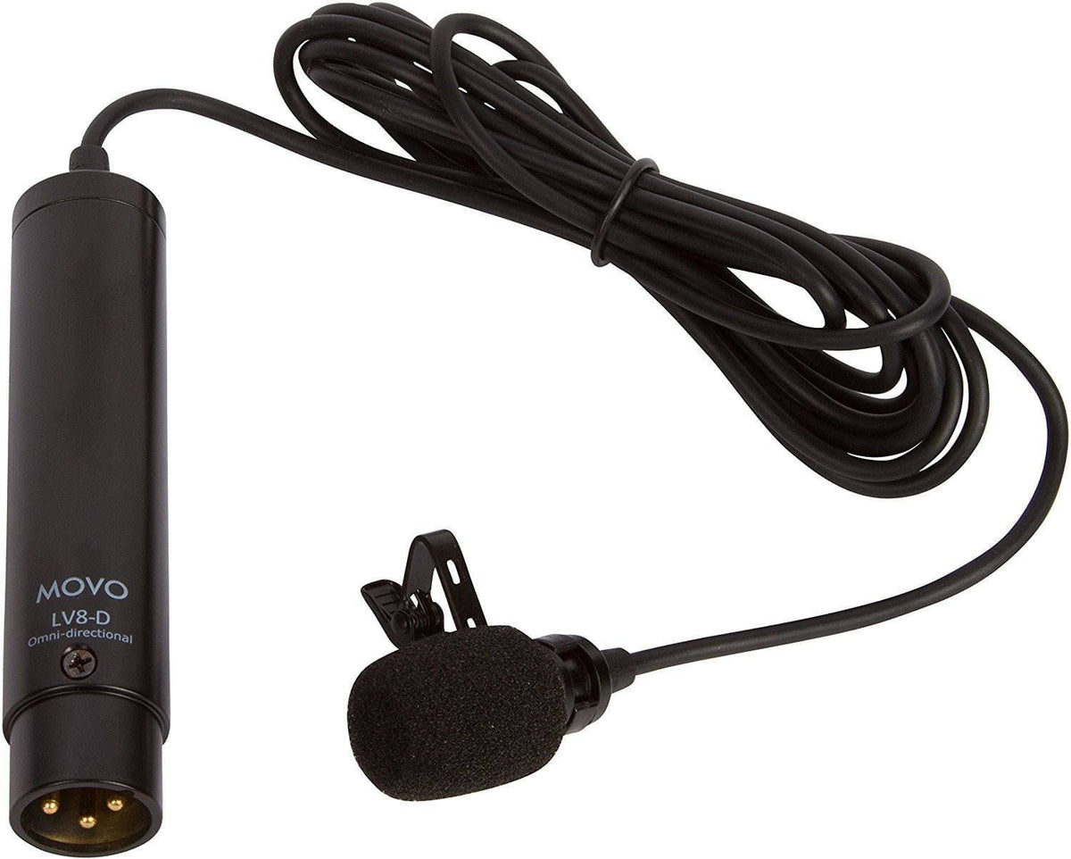 XLR Premium Omnidirectional Lav Mic | Phantom Powered - Movo